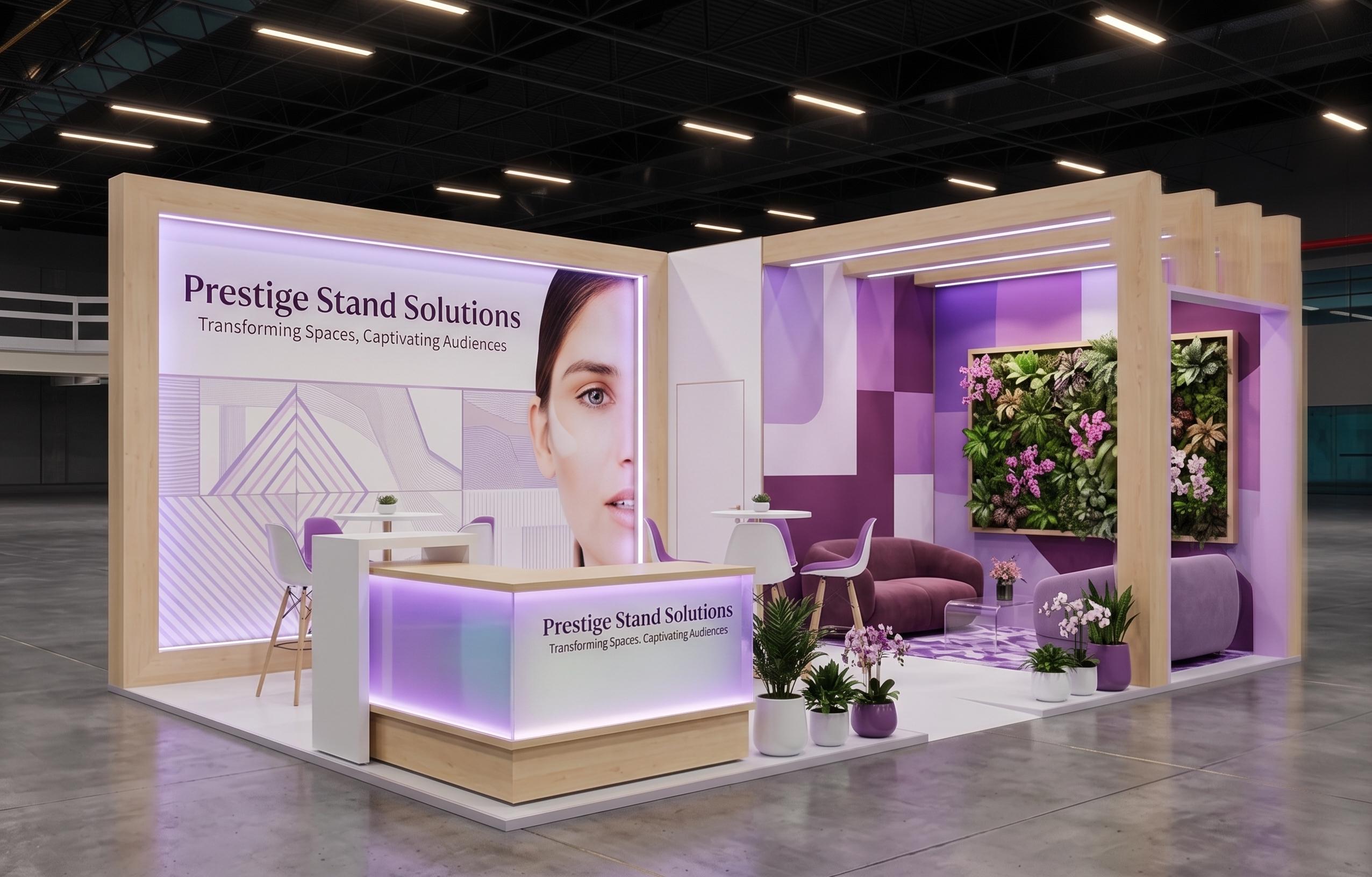 Stand de Prestige Stand Solutions en pabellón
